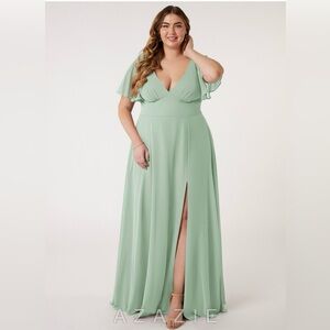 Azazie bridesmaids dress.